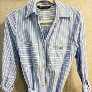 👗 Zara Long Striped Dress - Small 👗